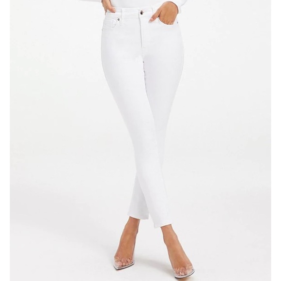 Good American Good Legs Crop | White | Size 14 (32) - Picture 1 of 10